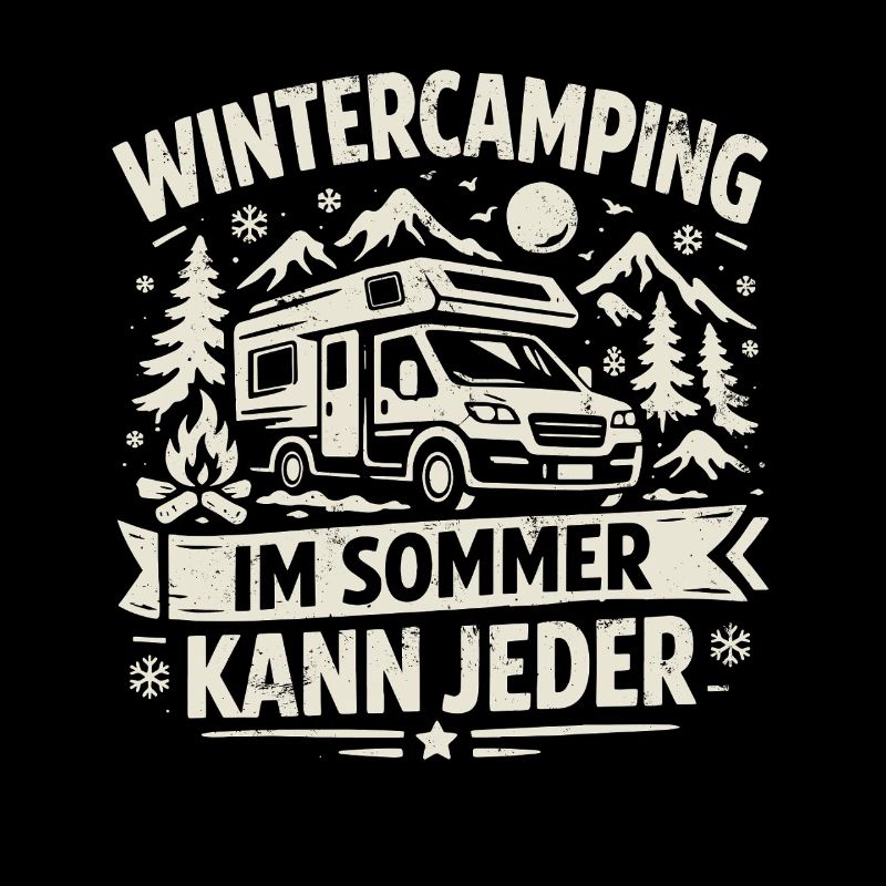Wintercamping | Im Sommer kann jeder