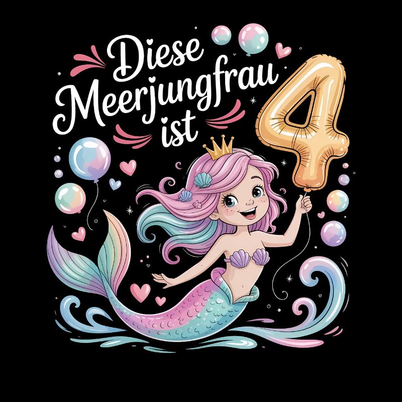 Cette sirène a 4 ans de filles