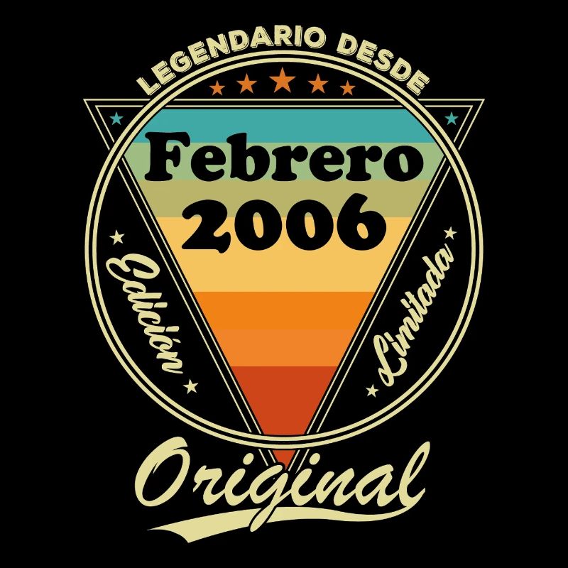 Cadeau d’anniversaire rétro vintage de février 2006
