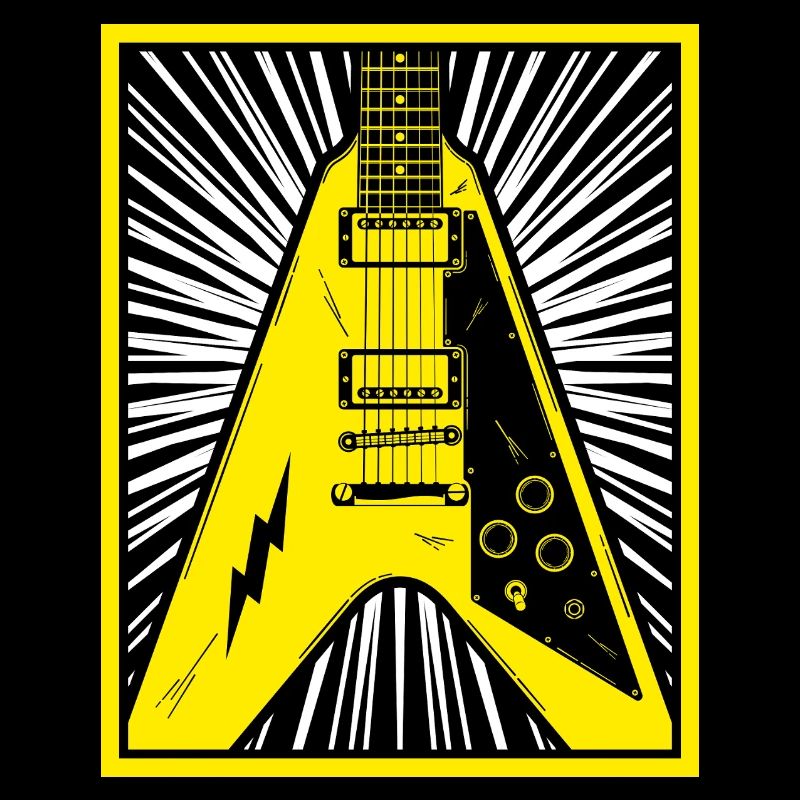 E-Gitarren-Silhouette