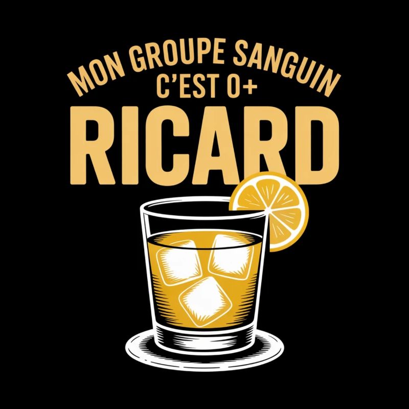 Blood Type O+ Gift Humor Alcohol Aperitif