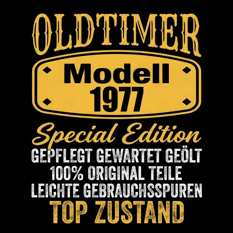 49. Geburtstag Oldtimer Modell 1977