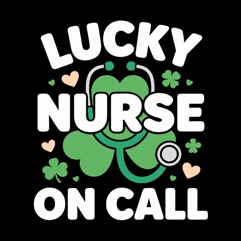 Infirmière chanceuse de garde pour la Saint-Patrick