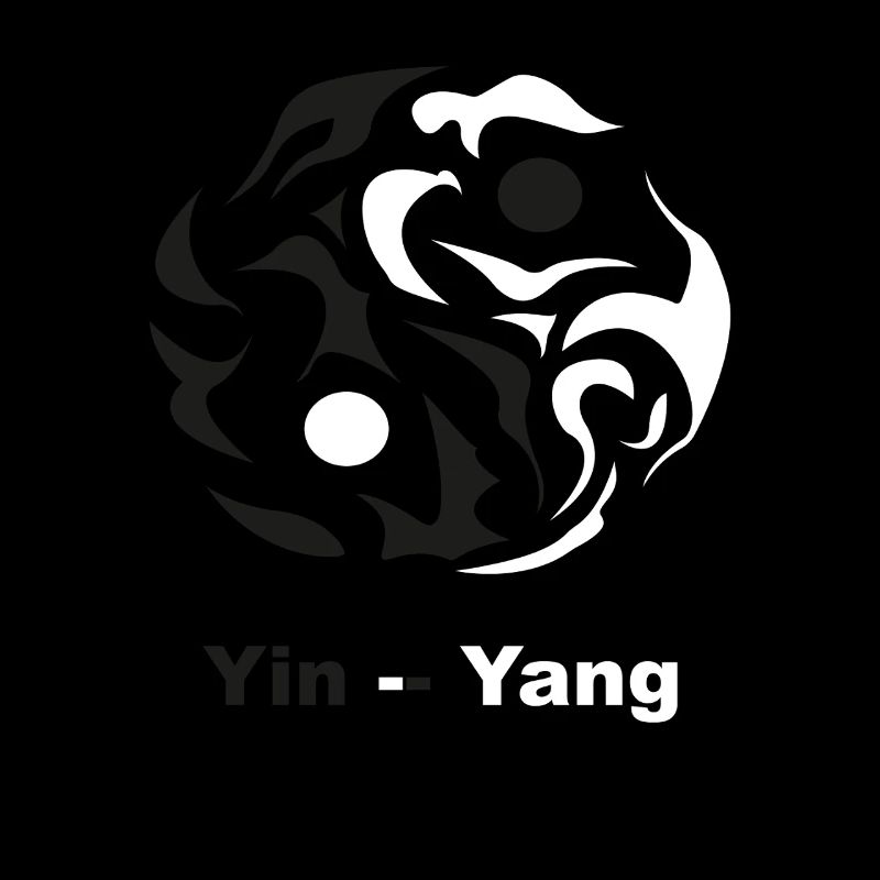 YinYang Silhouette: Kontrastkunst