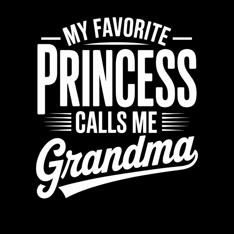 Ma princesse préférée appelle grand-mère