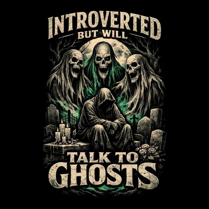 Friedhof Goth Introverted But Will Talk To Ghosts