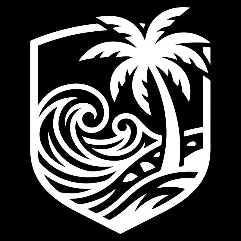 Palm Trees Beach Ocean