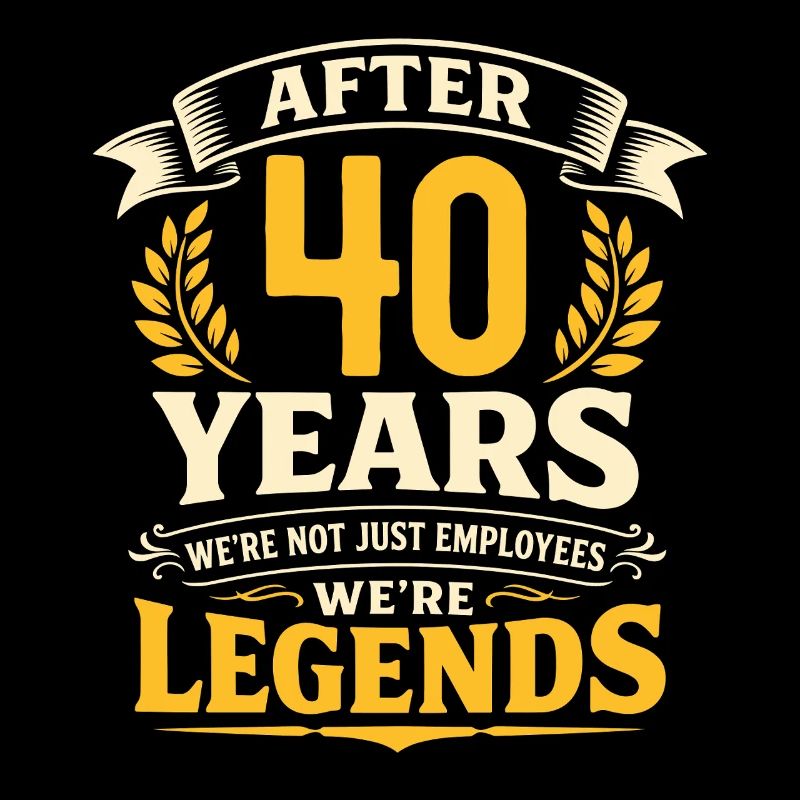 40th Company Anniversary Service Anniversary Work