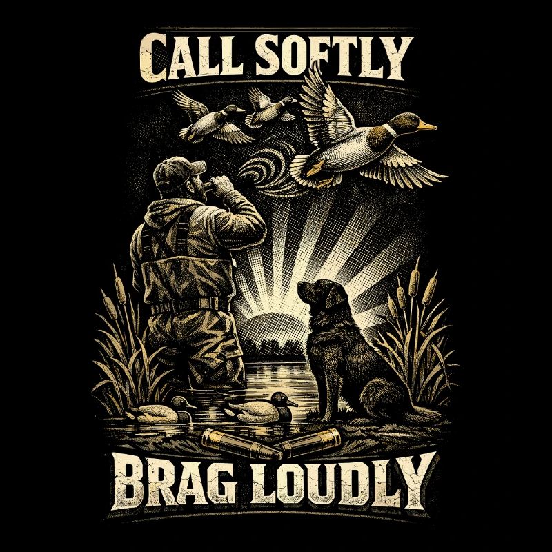 Duck Hunting Call Softly Brag Loudly