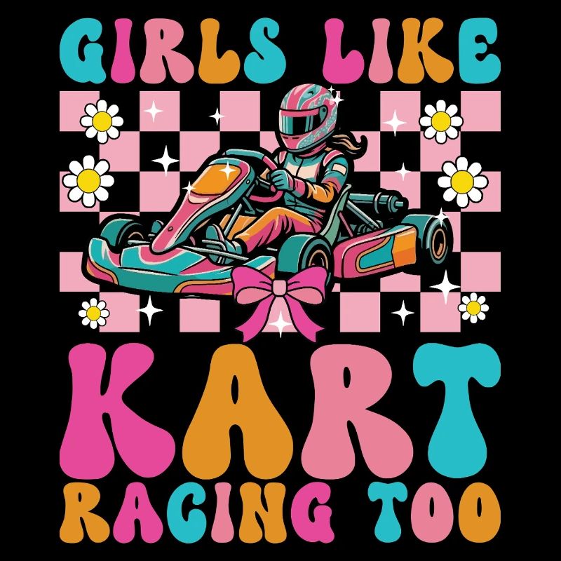 Les filles aiment aussi les courses de karting