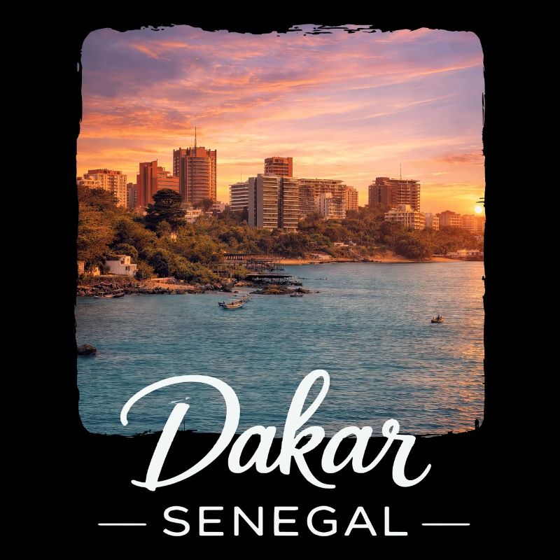 Dakar Sunset Coastal City