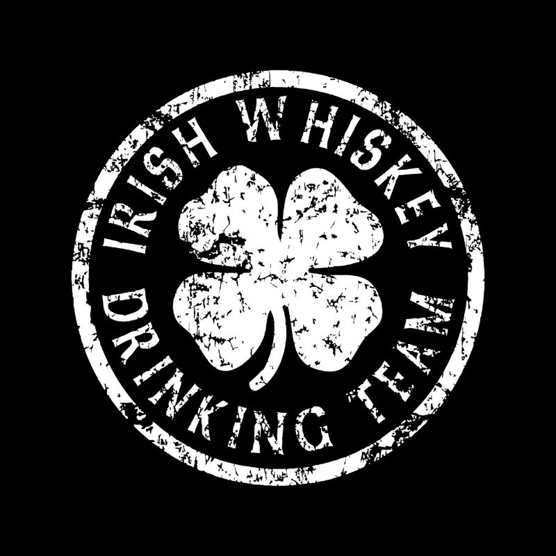 Shamrock Whiskey Tee-Grafik