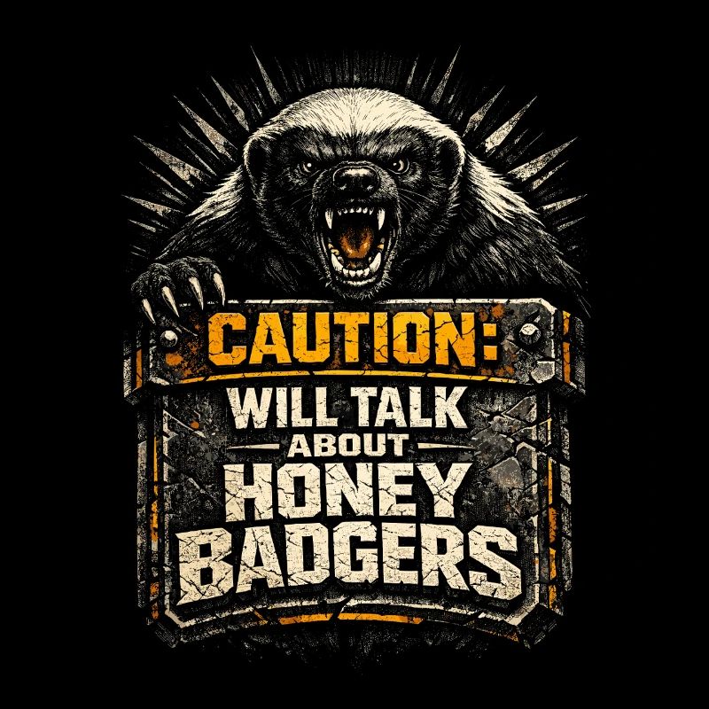 Honigdachs Honey Badger Tier