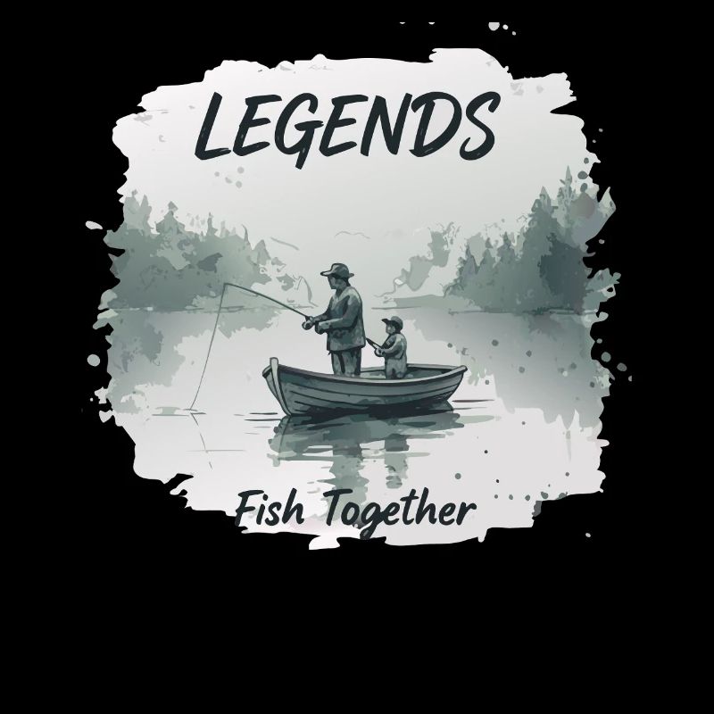 Fishing Legends Father Son