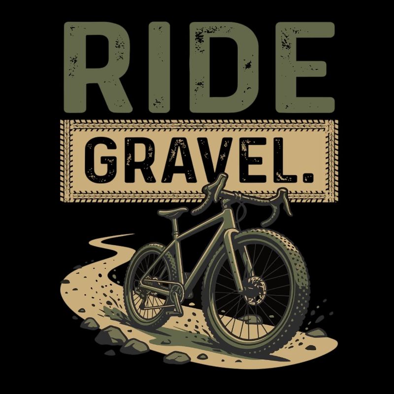 Aventure à vélo de gravier