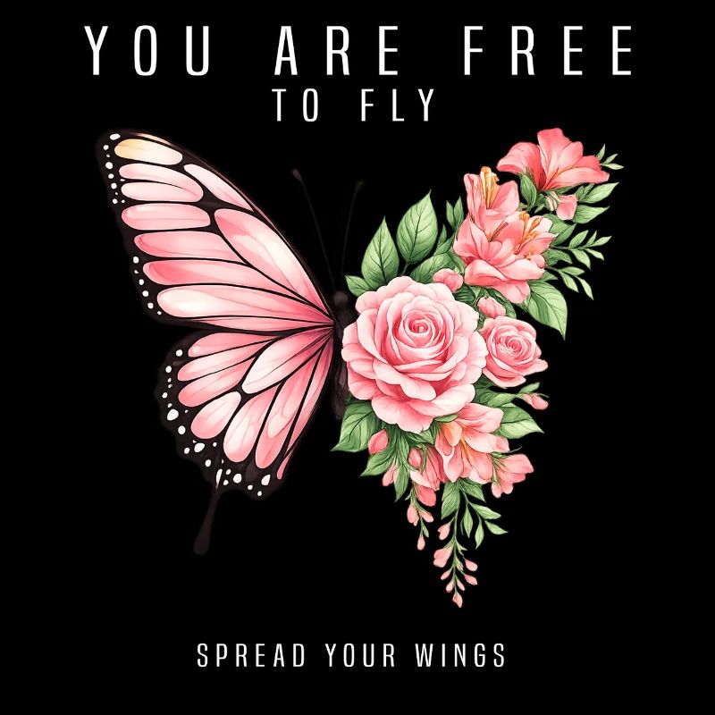 Graphique inspirant de fan papillon