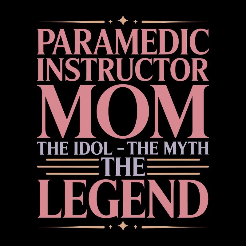 Instructrice paramédic Maman L’idole L’Instructeur EMS