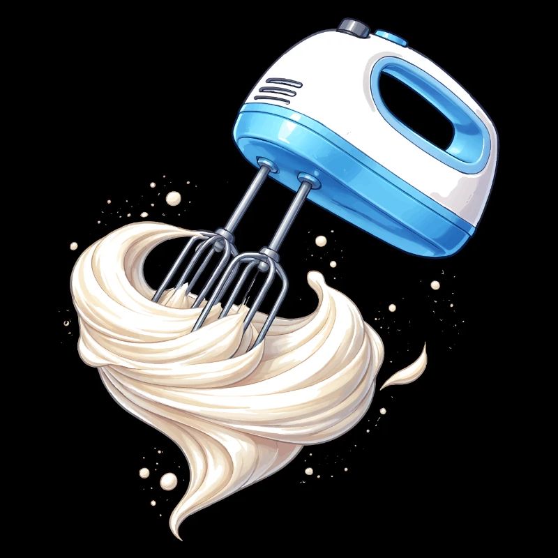 Whipping Cream Hand Mixer Baking Design