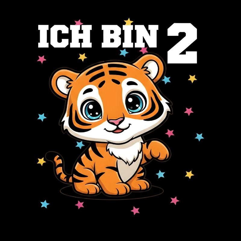 Ich bin 2 - Süßes Tiger zum 2. Geburtstag