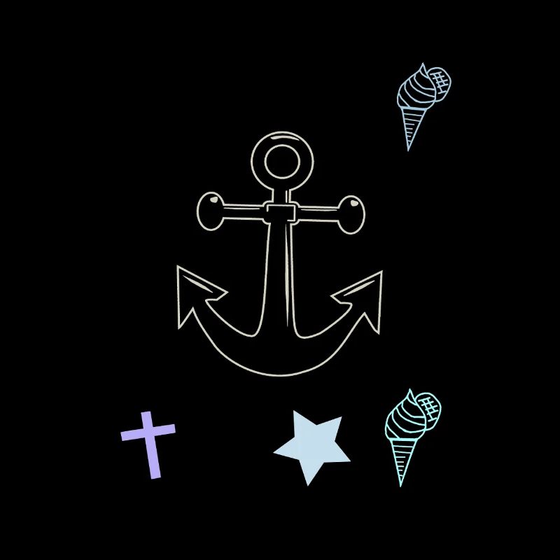 Glace Maritime Anchor Cross