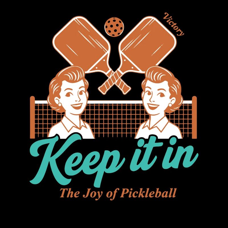 Pickleball funny player paddles Keep it in Joy of