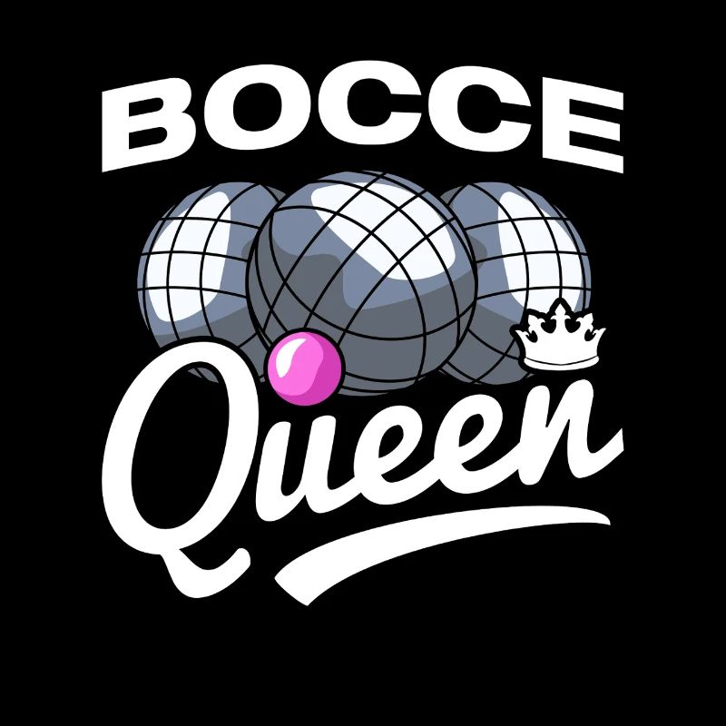 Joueuse de bocce Queen Petanque Boule
