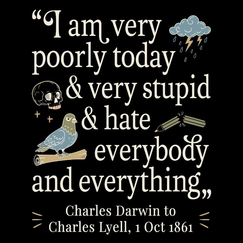 Charles Darwin Lustiges Zitat