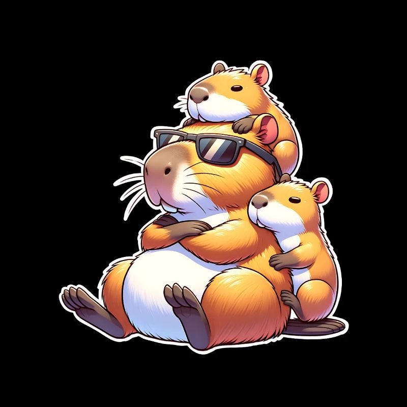 Capybara Papa