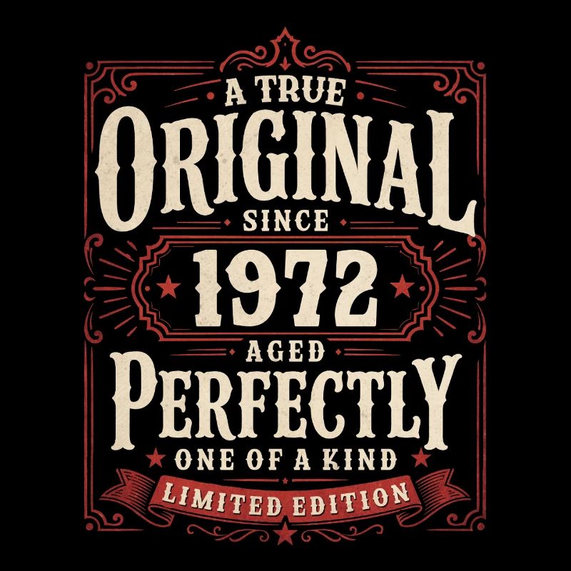 54th Birthday Gift Original Vintage 1972
