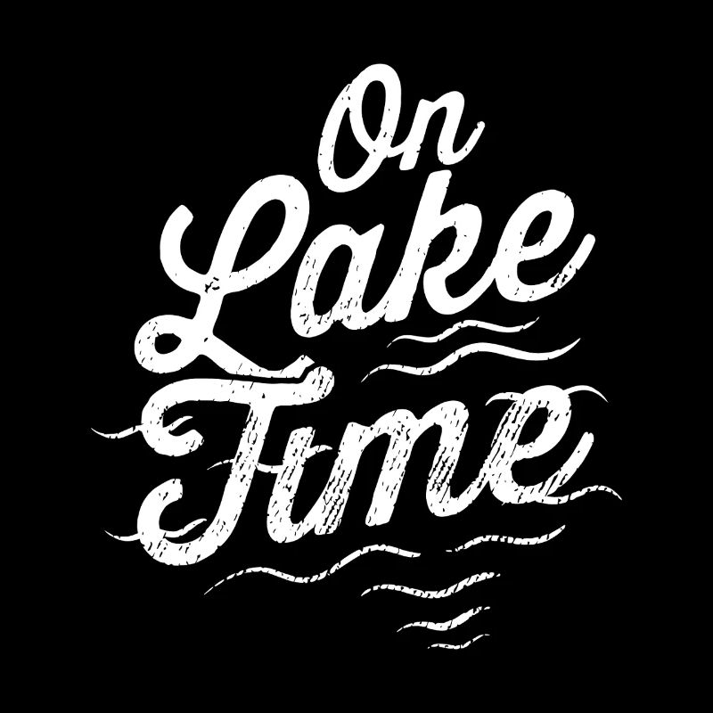 On Lake Time Hand Lettering