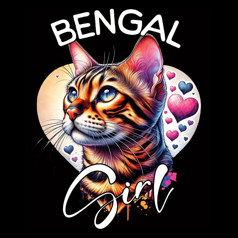 Bengal Cat Mädchen Bengalkatze
