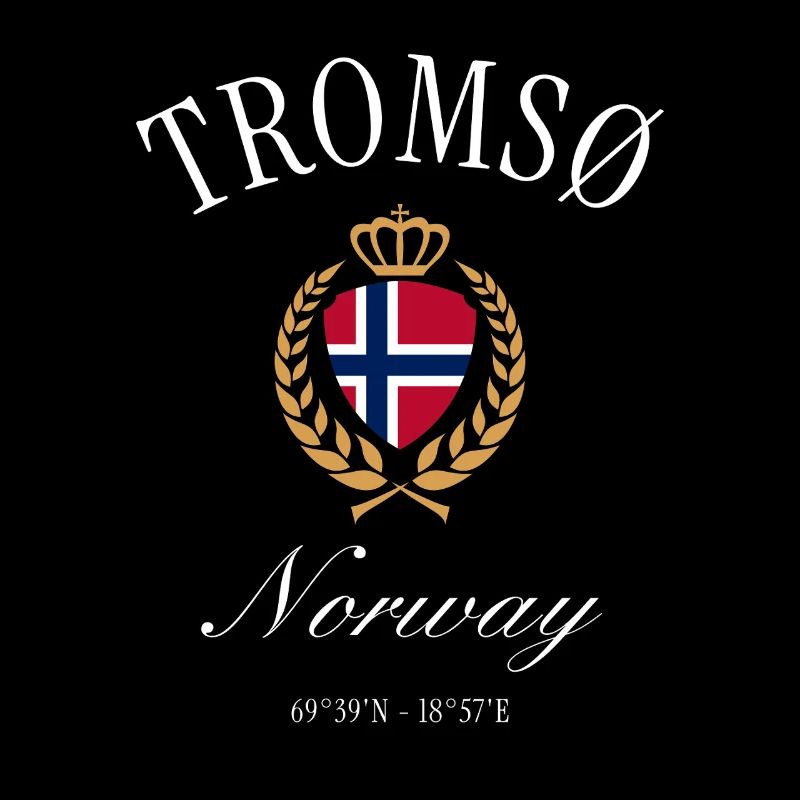 Tromsø Norwegen Wappen Krone – Reise Souvenir