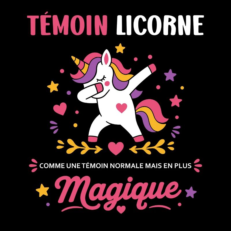 témoin Licorne Magique