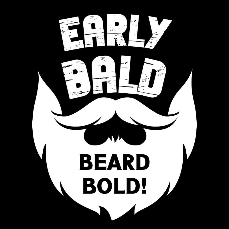 Early Bald Beard Bold