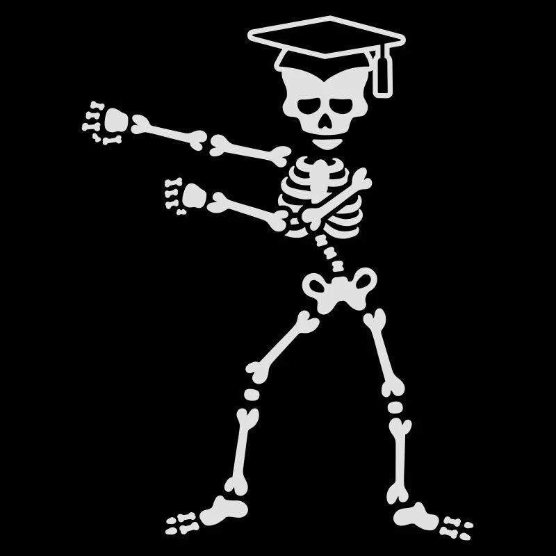 Graduation squelette the floss dance flossing