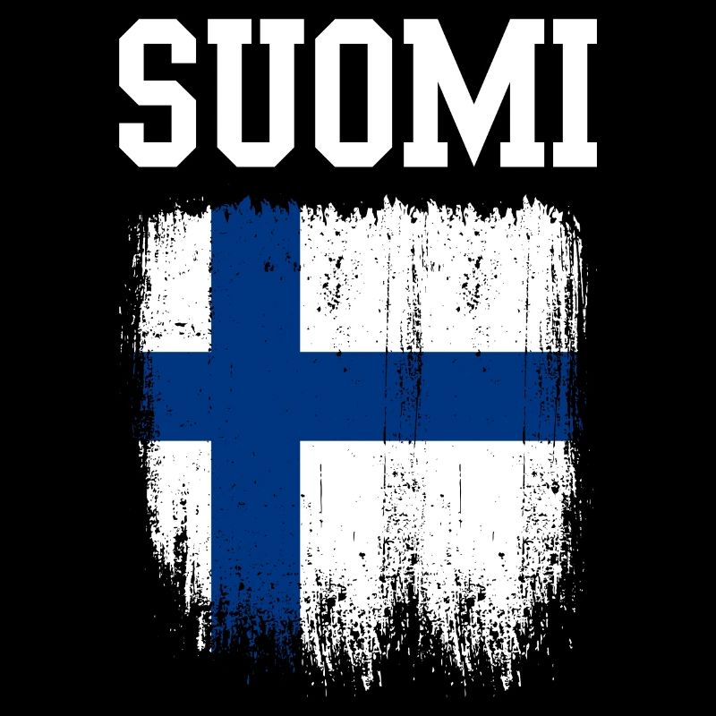 Suomi Distressed Finnish Flag