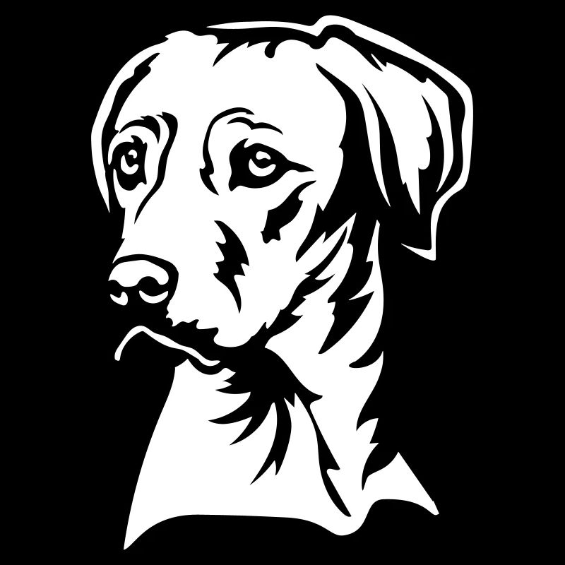 Rhodesian Ridgeback Head « Black Edition »