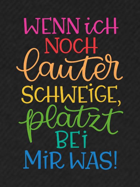 Lauter Schweigen Regenbogen
