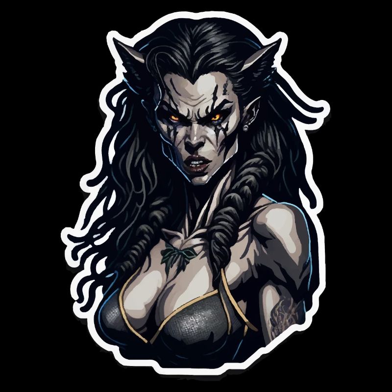 Dämonenelf Narbenblick