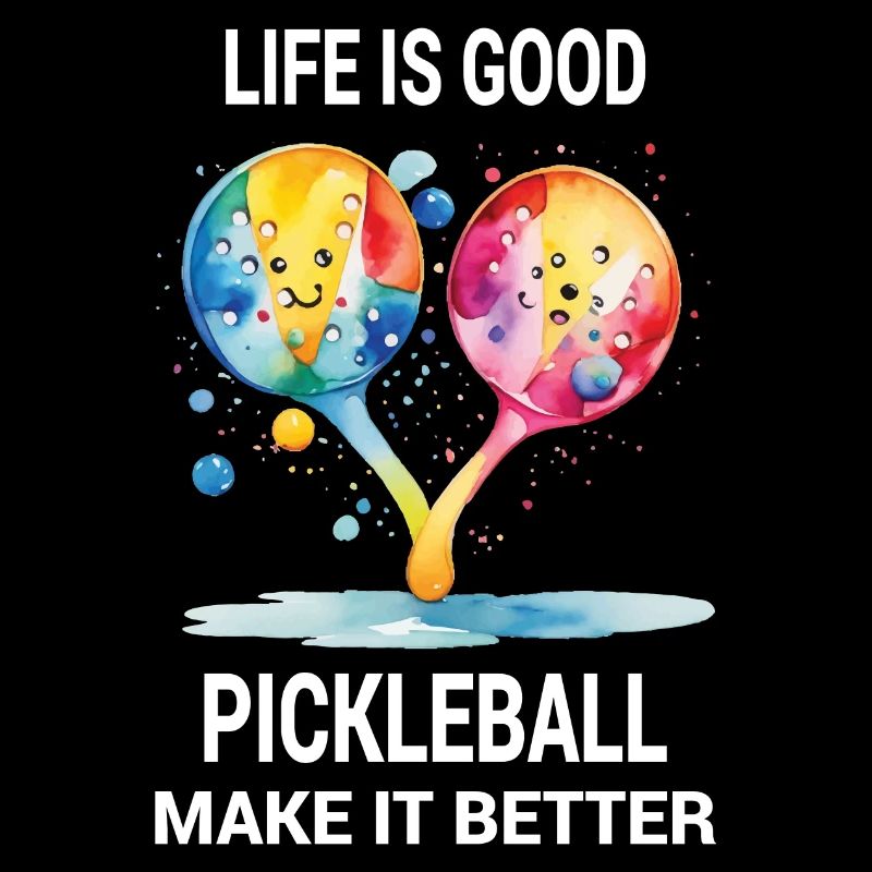 Das Leben ist gut. Pickleball mach's besser