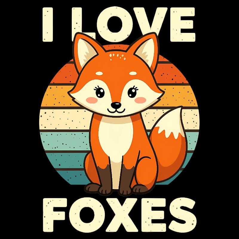 Fuchs süß niedlich Waldtier Illustration Tier Wald