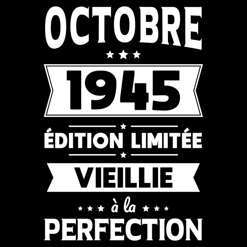80th Birthday - October 1945 Perfection