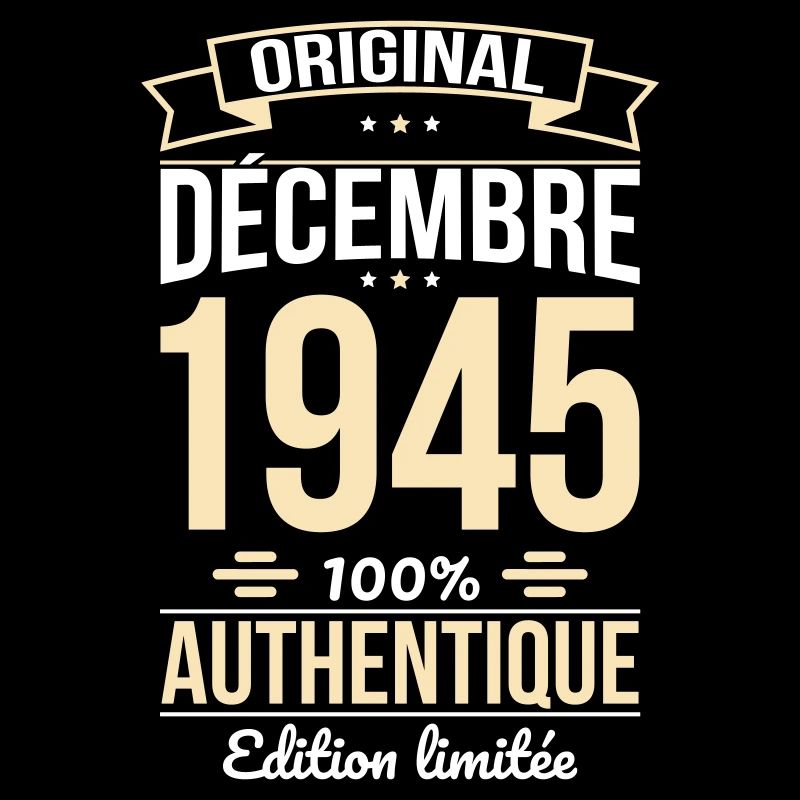 Anniversaire 80 ans - Original - Décembre 1945
