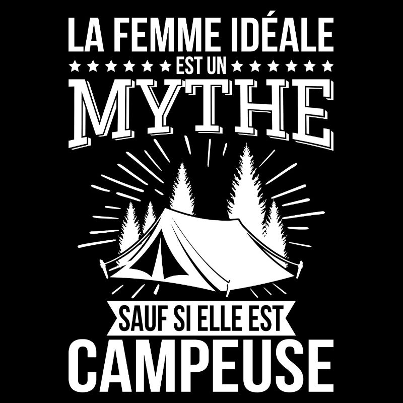 Die ideale Frau, ein Mythos, es sei denn, sie ist eine Camperin