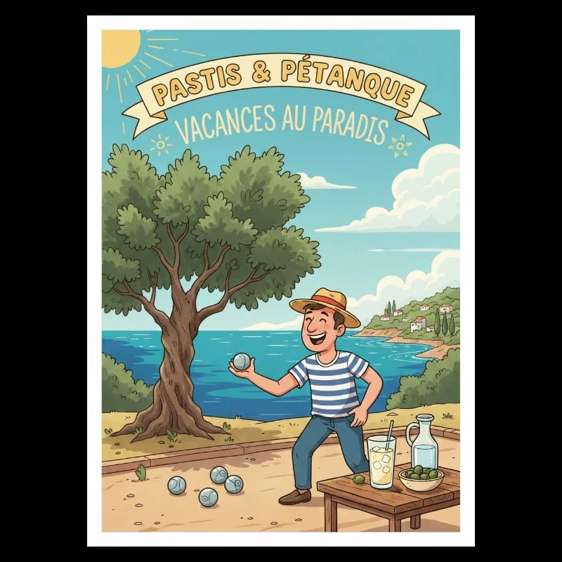 Vacances Pastis Pétanque Paradis