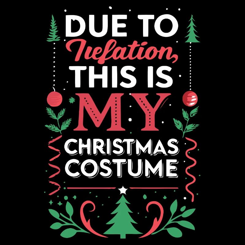 Inflation-Weihnachtskostüm