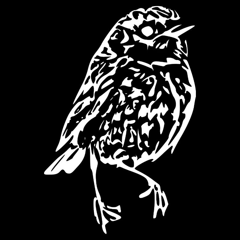 weißer Vogel weiß Geschenk Ornithologen
