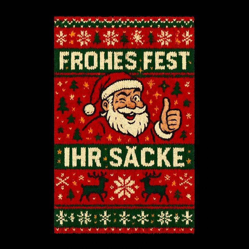 Joyeux Noël, espèce de Père Noël sac