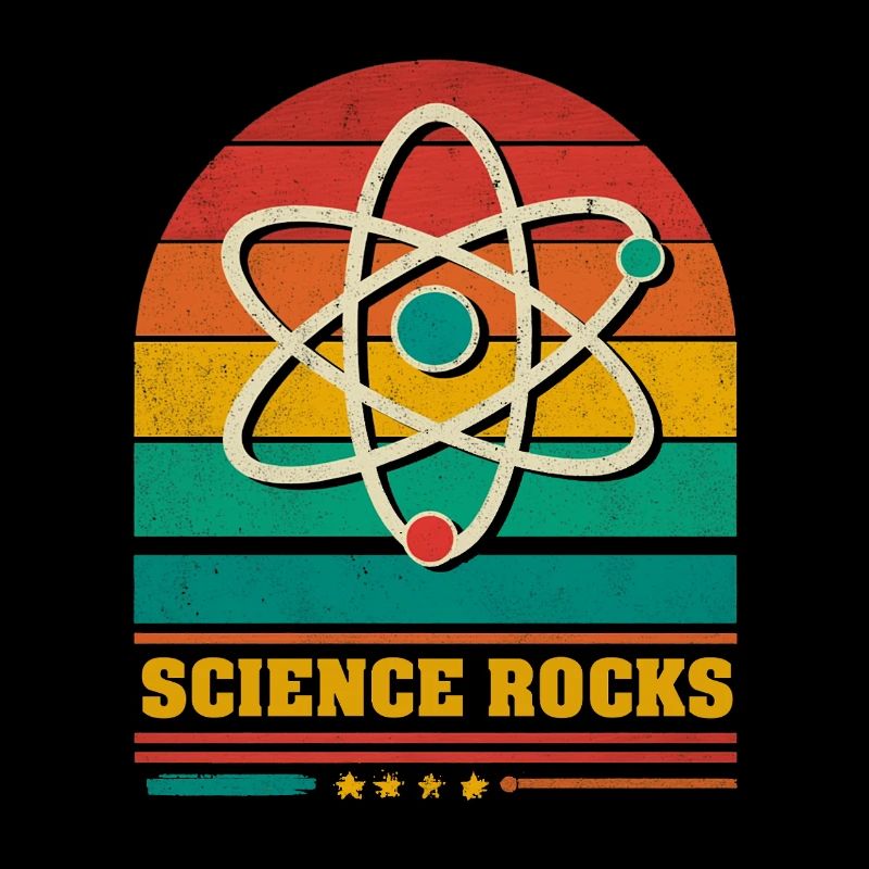 Wissenschaft im Regenbogen-Atom