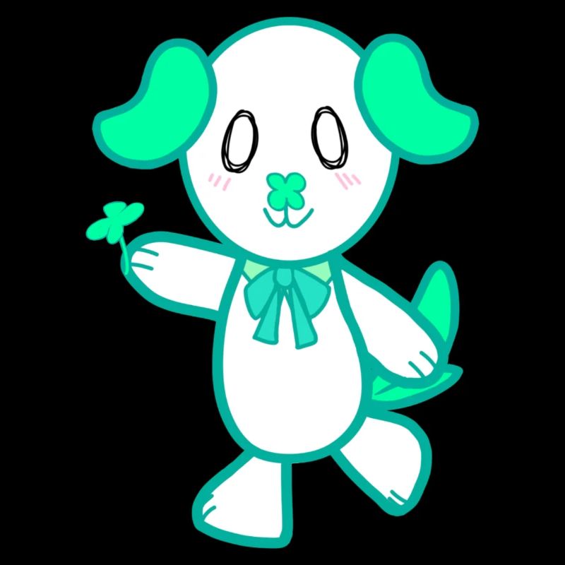 KawaiiDOGGOS - Empreinte « Chanceuse » chanceux